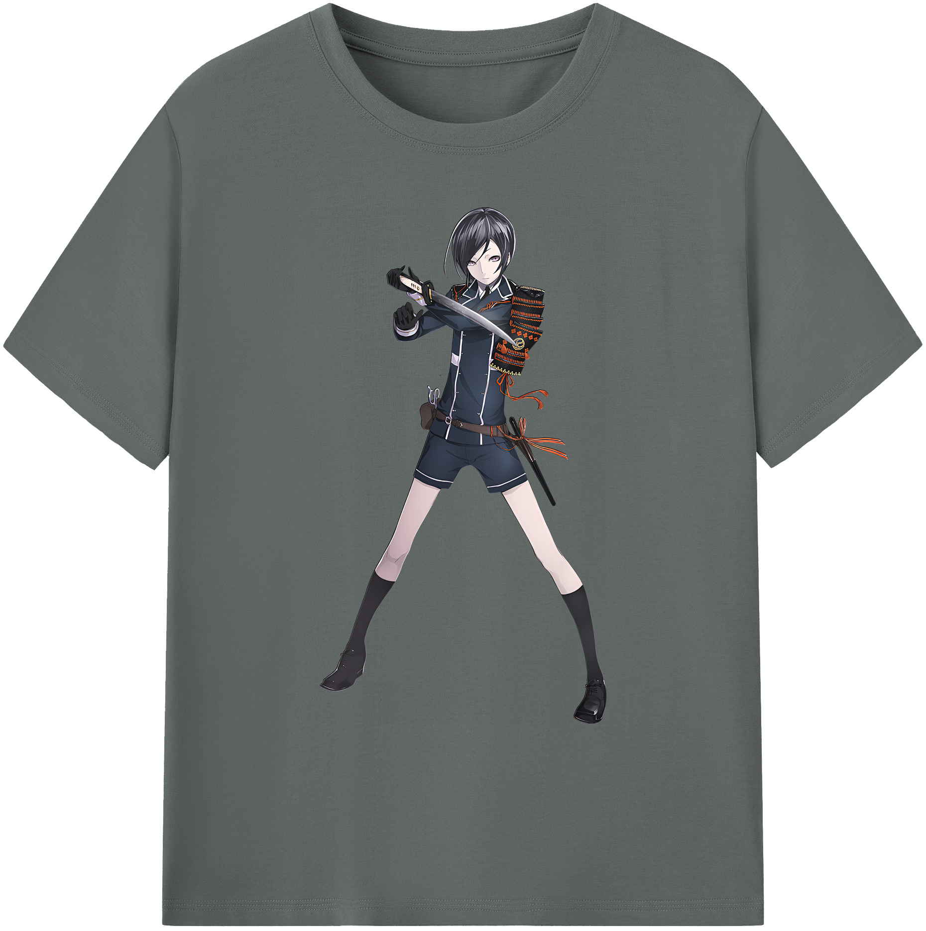 （画像用） 刀剣乱舞 Touken Ranbu 綿100％ メンズ半袖Tシャツ｜肌触りやわらか＆通気性